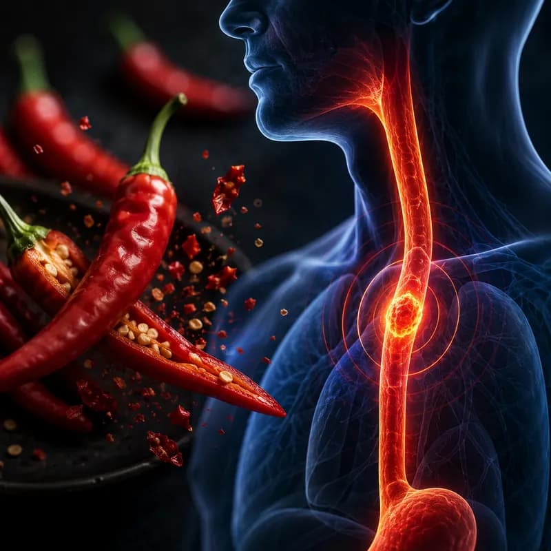 High Chili Pepper Consumption Linked to Increased Esophageal Cancer Risk
