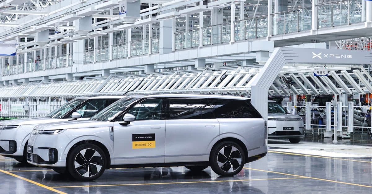 XPeng Unleashes China's First Mass-Produced Robotaxi