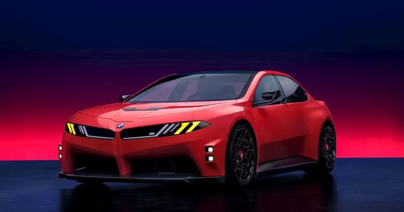 BMW Unveils Aggressive M Concept Previewing First All-Electric M3 EV