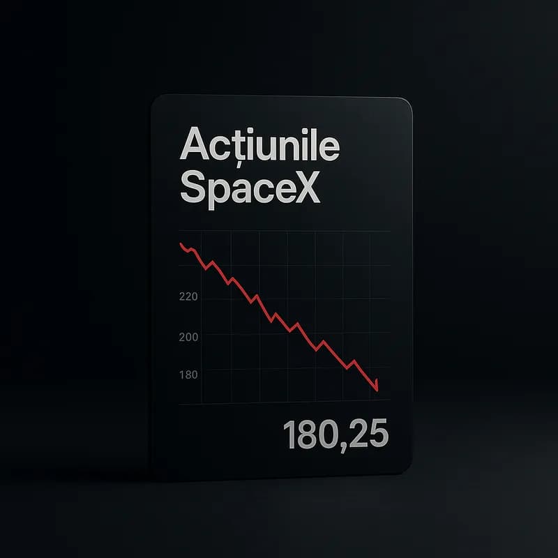 Acțiunile SpaceX, în scădere după prima corecție post-IPO