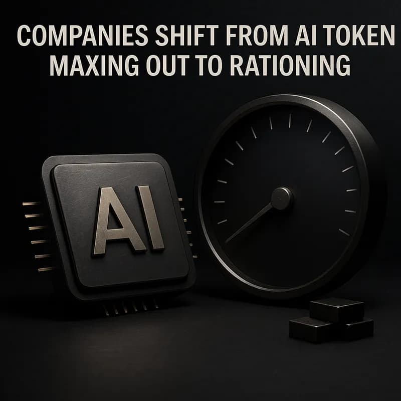 Companies Shift from AI Token Maxing Out to Rationing