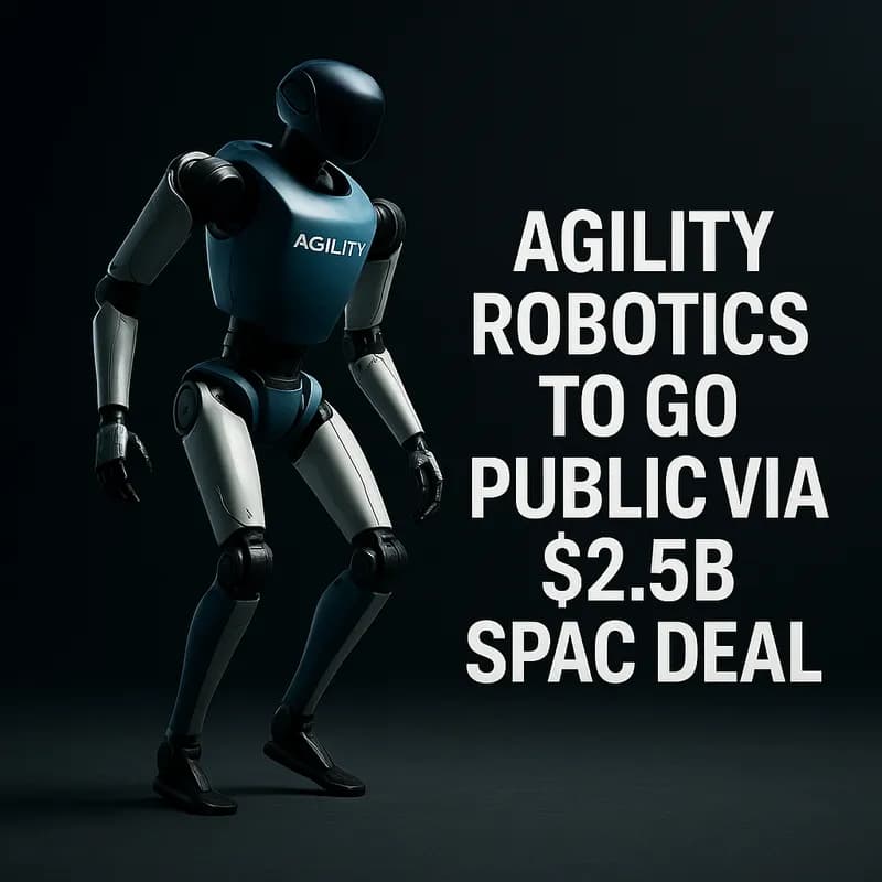 Agility Robotics se listează la bursă printr-o tranzacție SPAC de 2,5 miliarde de dolari