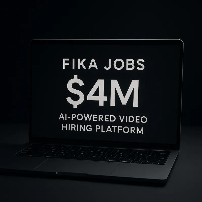 Fika Jobs Raises $4M for AI-Powered Video Hiring Platform