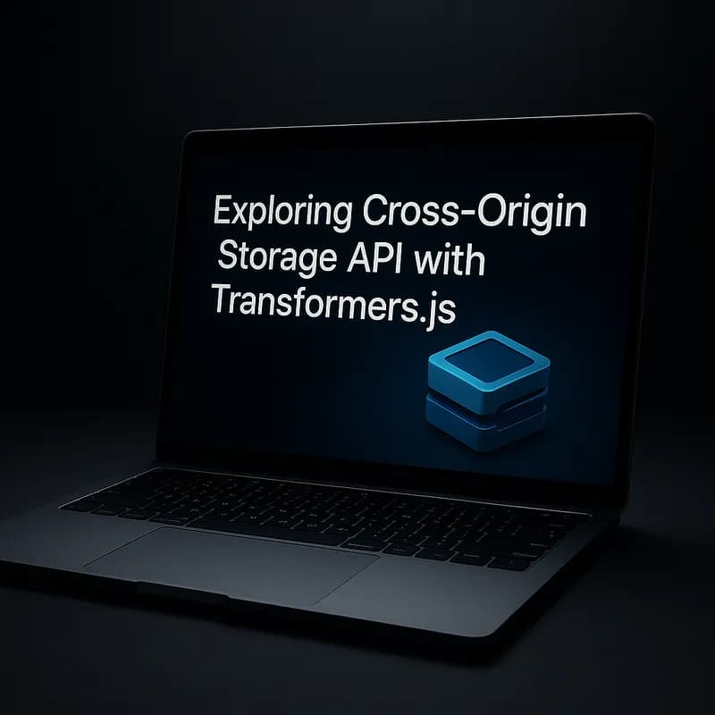Exploring Cross-Origin Storage API with Transformers.js