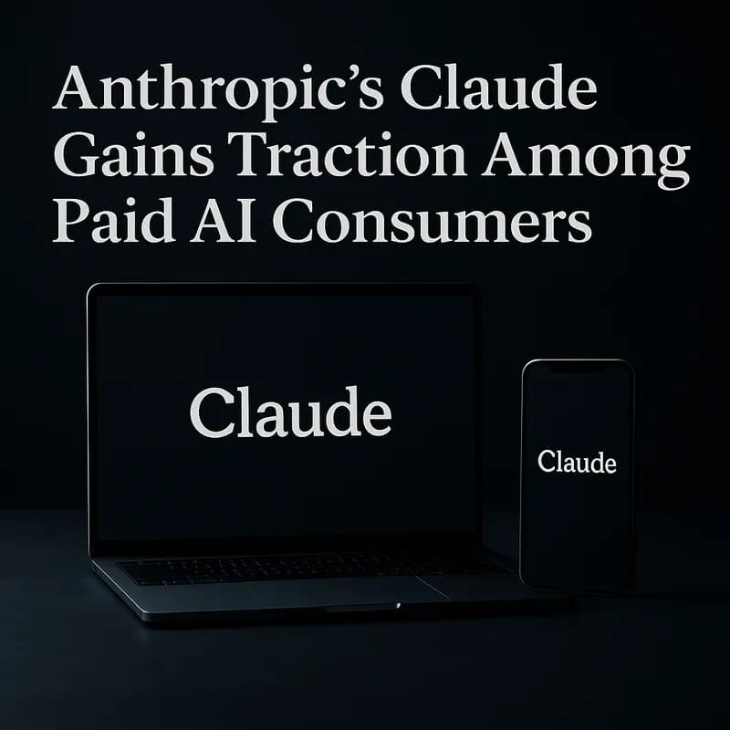 Anthropic's Claude Gains Traction Among Paid AI Consumers