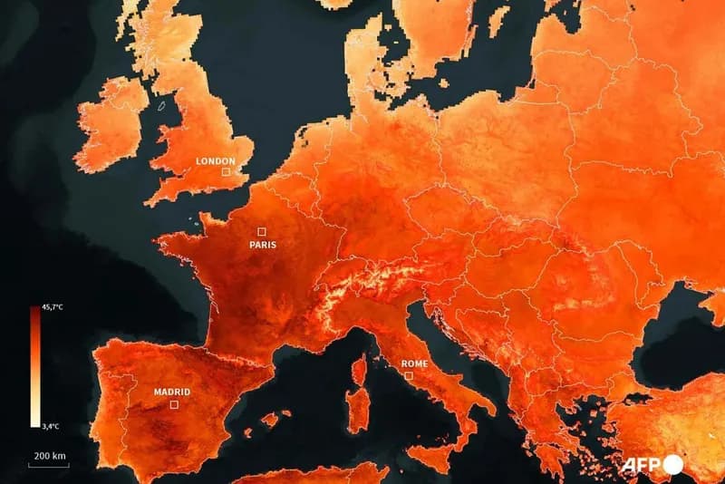 Europe Experiences Hottest and Most Humid Heatwave Ever Recorded