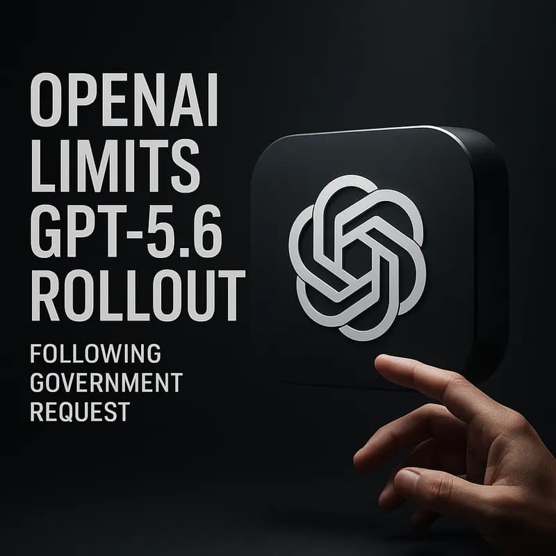OpenAI limitează lansarea GPT-5.6 după solicitarea guvernului