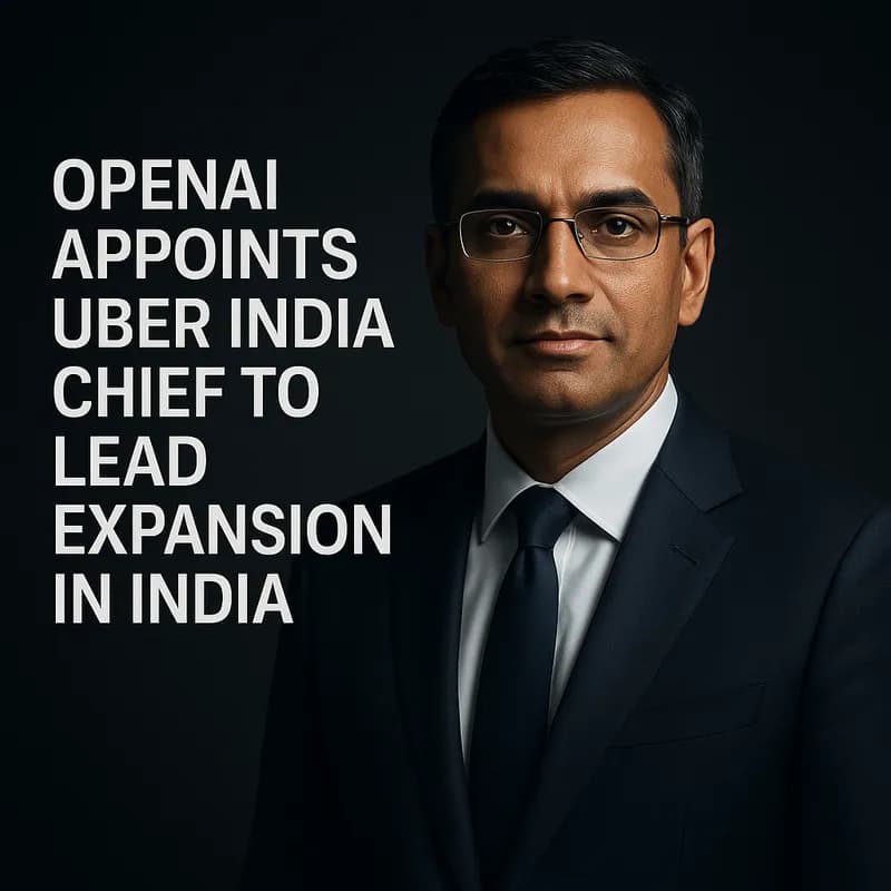 OpenAI îl numește pe fostul șef Uber India să conducă extinderea în India