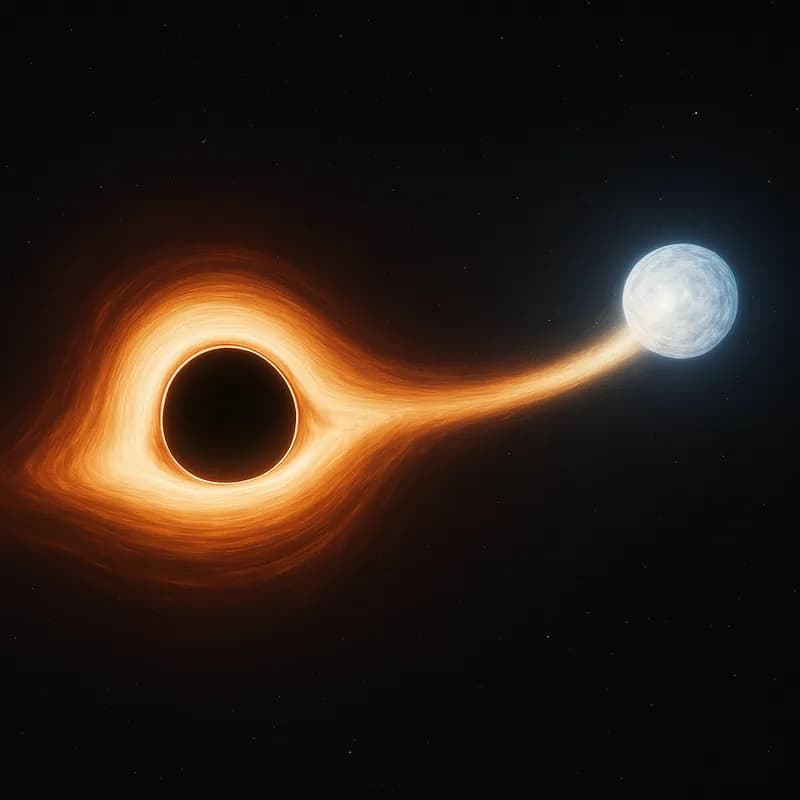 Einstein Probe Captures Rare Black Hole Devouring White Dwarf