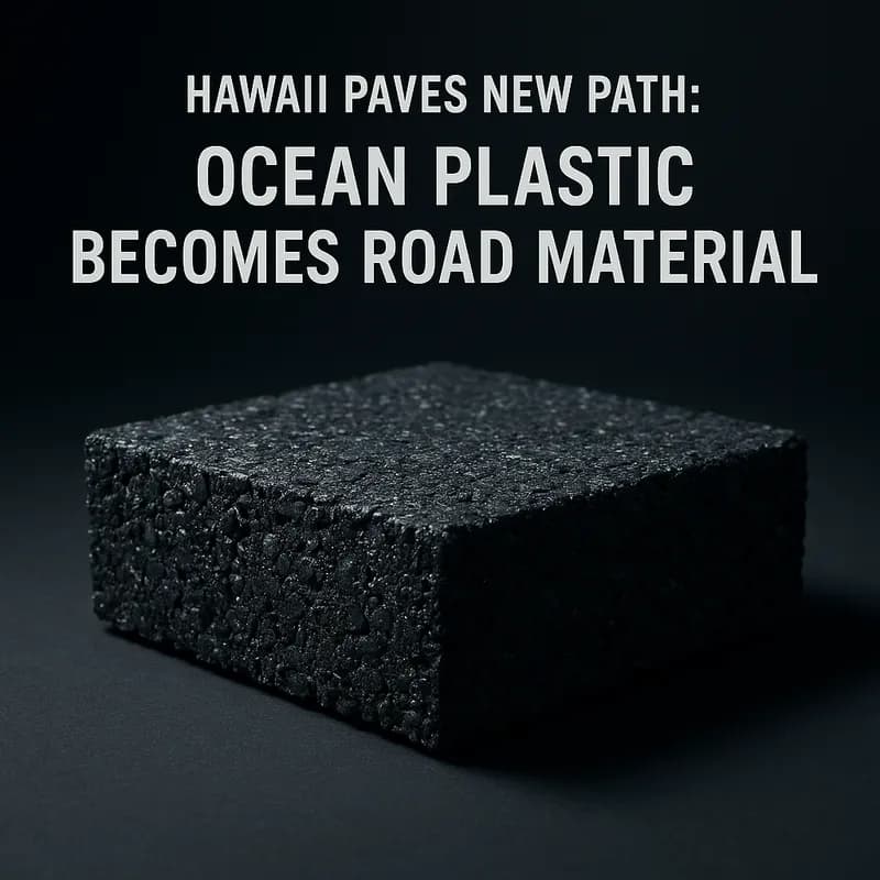 Hawaii Paves New Path: Ocean Plastic Becomes Road Material