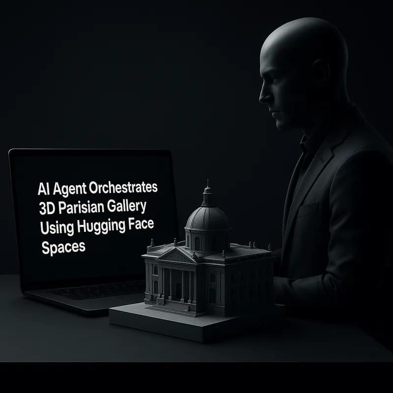 AI Agent Orchestrates 3D Parisian Gallery Using Hugging Face Spaces