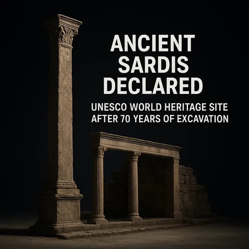 Ancient Sardis Declared UNESCO World Heritage Site After 70 Years of Excavation