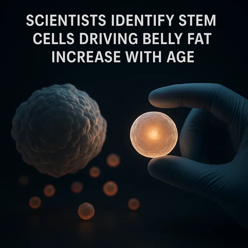Scientists Identify Stem Cells Driving Belly Fat Increase with Age
