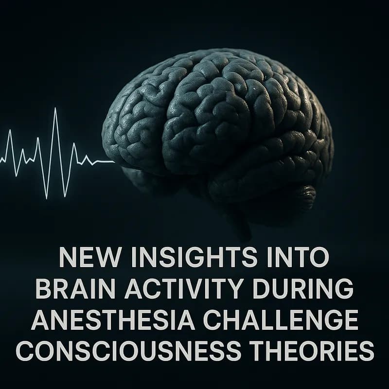 New Insights into Brain Activity During Anesthesia Challenge Consciousness Theories