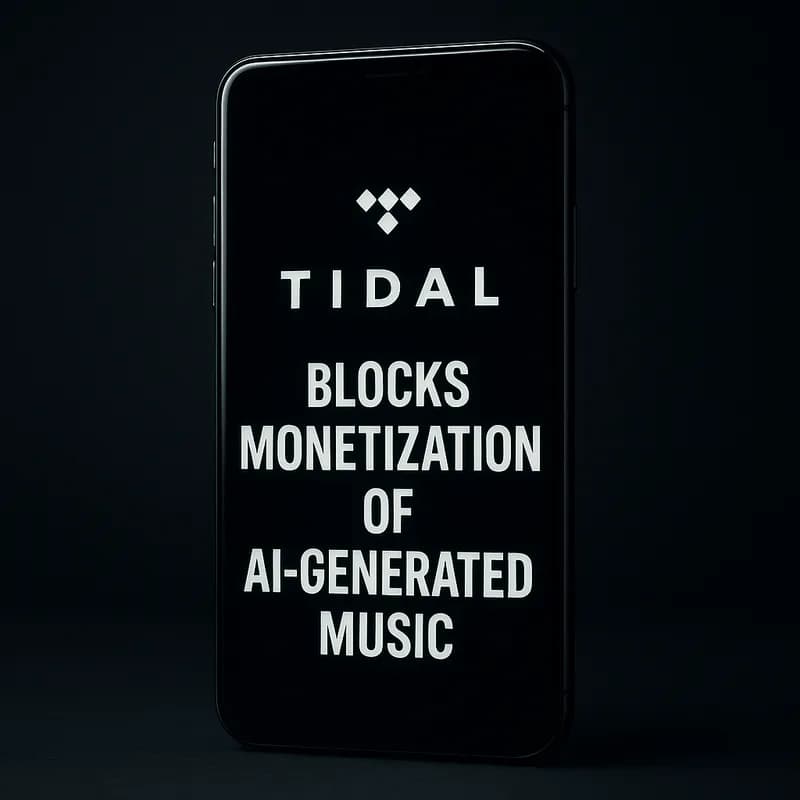 TIDAL Interzice Monetizarea Muzicii Generate de AI