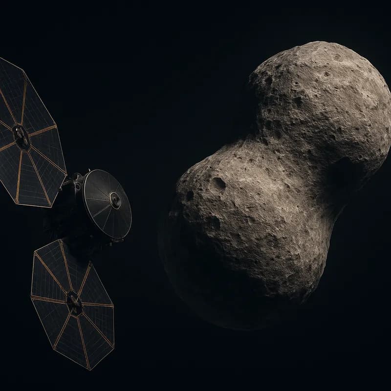 Sonda Lucy de la NASA descoperă un asteroid în formă de arahide care se clatină și conține urme de apă antică