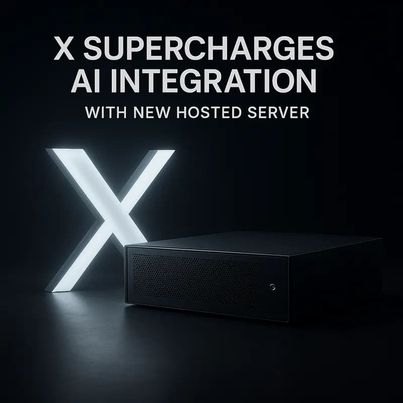 X Îmbunătățește Integrările AI cu Un Nou Server Găzduit
