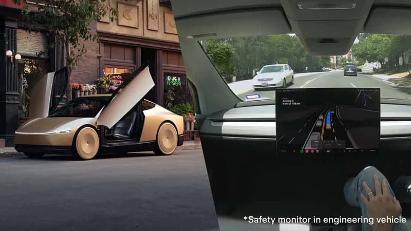Tesla testează Cybercab fără volan în Austin