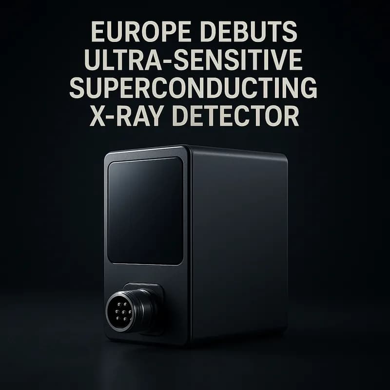 Europe Debuts Ultra-Sensitive Superconducting X-ray Detector