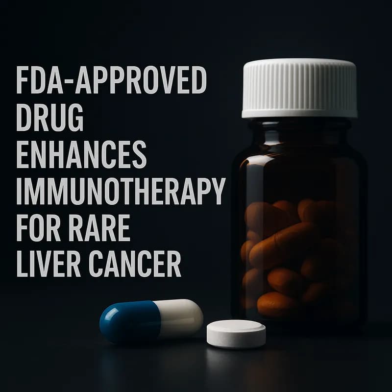 Un medicament aprobat de FDA îmbunătățește imuno-terapia pentru un cancer rar de ficat