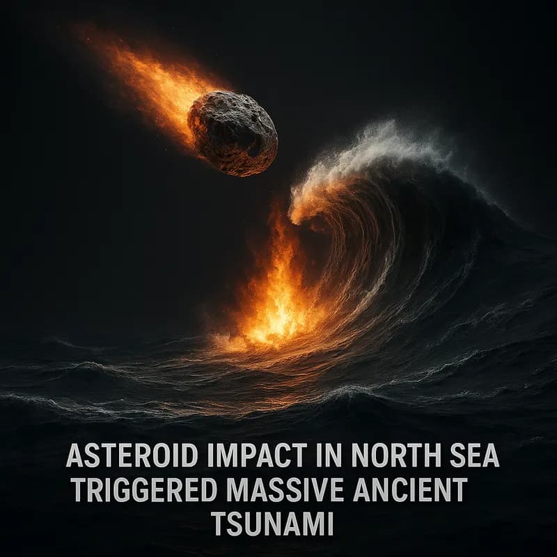 Impactul unui asteroid în Marea Nordului a declanșat un tsunami uriaș în Antichitate