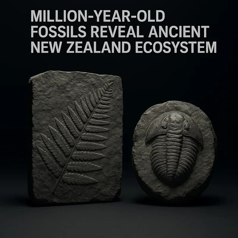 Fosile vechi de un milion de ani dezvăluie ecosistemul străvechi din Noua Zeelandă