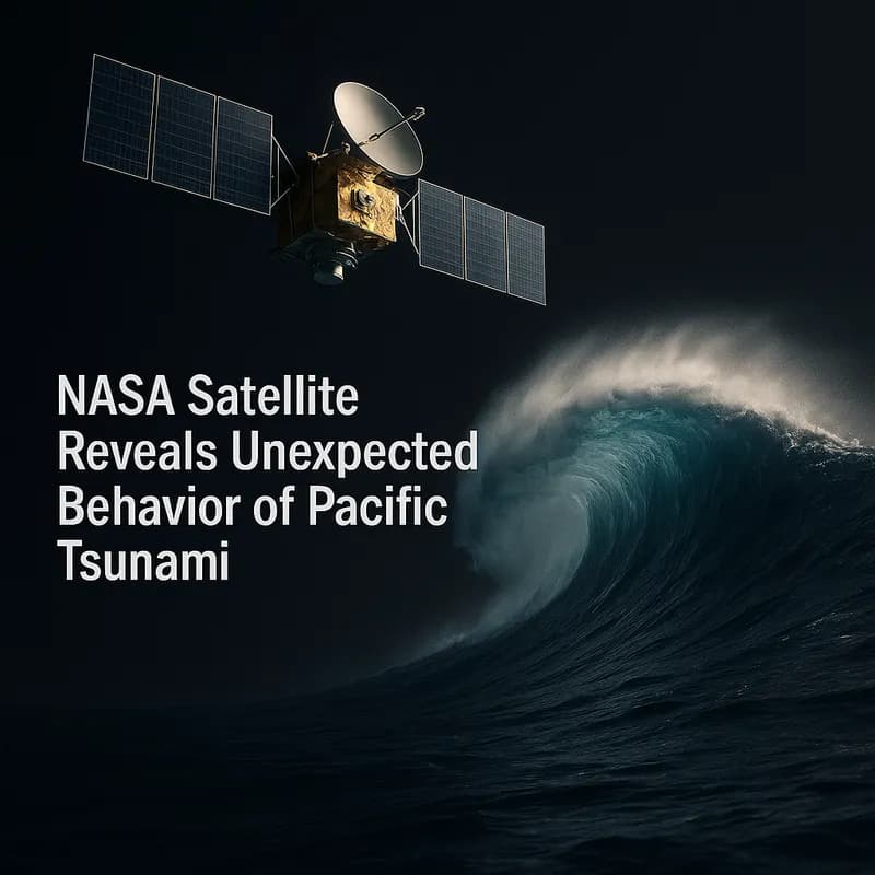 Sateliții NASA dezvăluie comportamentul neașteptat al unui tsunami în Pacific