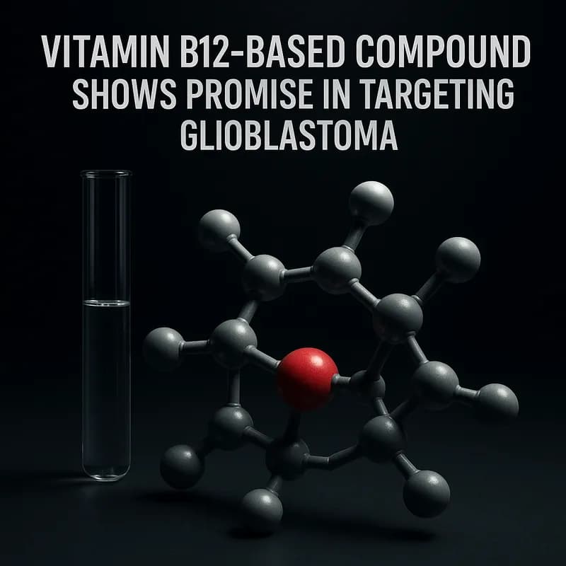Compus pe bază de vitamina B12 promițător în tratarea glioblastomului