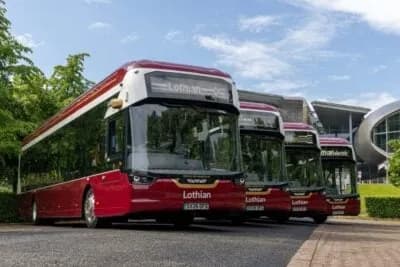 Lothian Buses introduce nouă autobuze electrice Wrightbus Electroliner