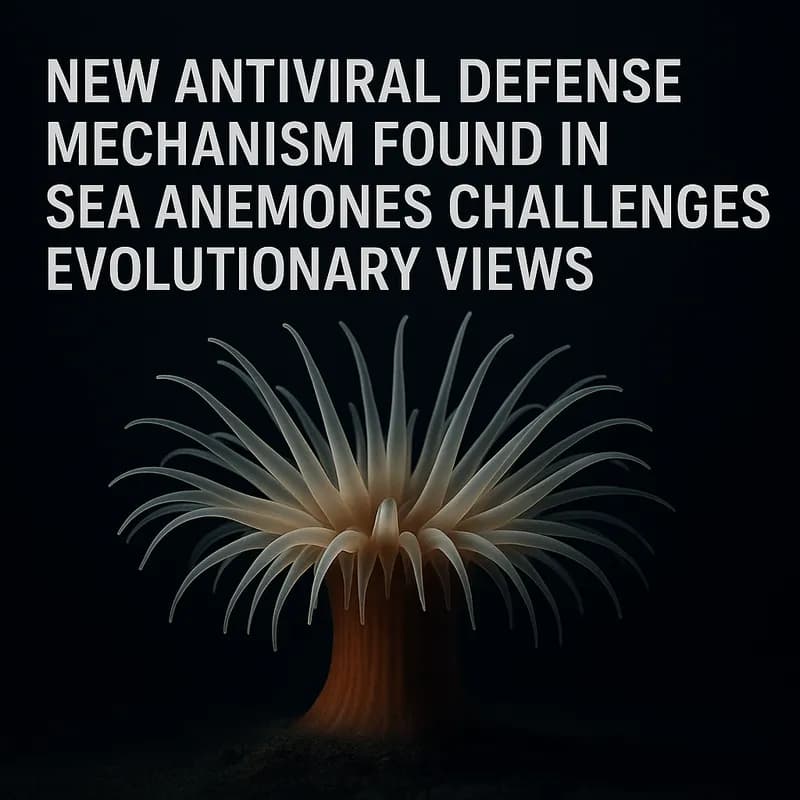 Un nou mecanism antiviral descoperit la anemonele de mare pune sub semnul întrebării perspectivele evoluționiste