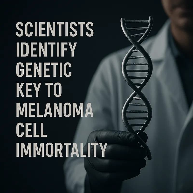 Cercetătorii descoperă cheia genetică a imortalității celulelor de melanom