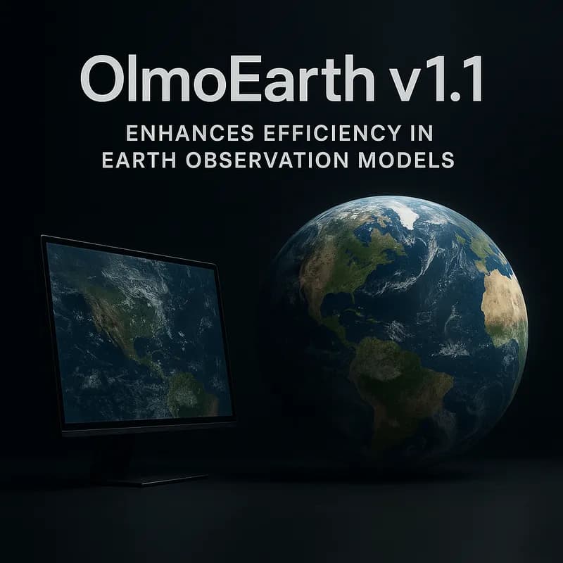OlmoEarth v1.1 crește eficiența modelelor pentru observarea Pământului