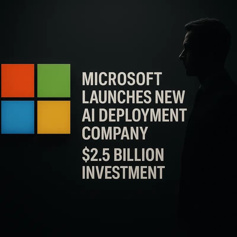 Microsoft lansează o nouă companie pentru implementarea AI cu o investiție de 2,5 miliarde de dolari