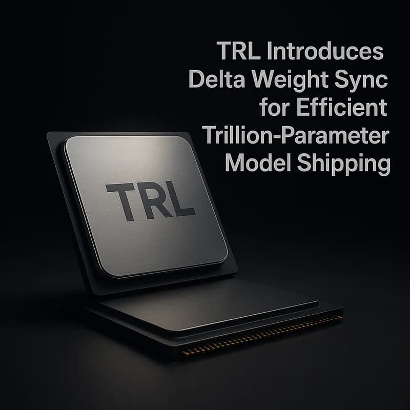 TRL lansează Delta Weight Sync pentru transfer eficient al modelelor AI cu trilioane de parametri