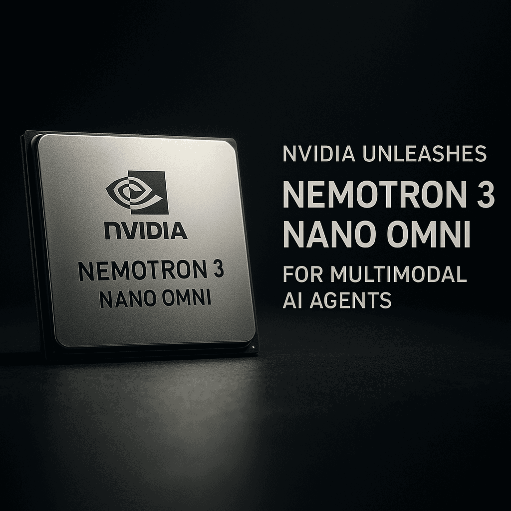 NVIDIA lansează Nemotron 3 Nano Omni pentru agenți AI multimodali