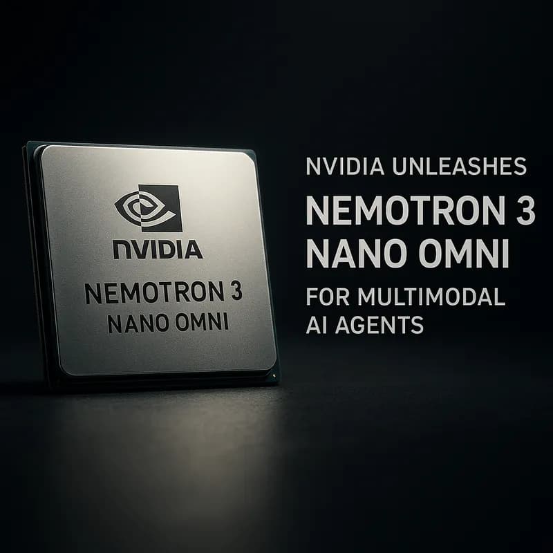 NVIDIA lansează Nemotron 3 Nano Omni pentru agenți AI multimodali