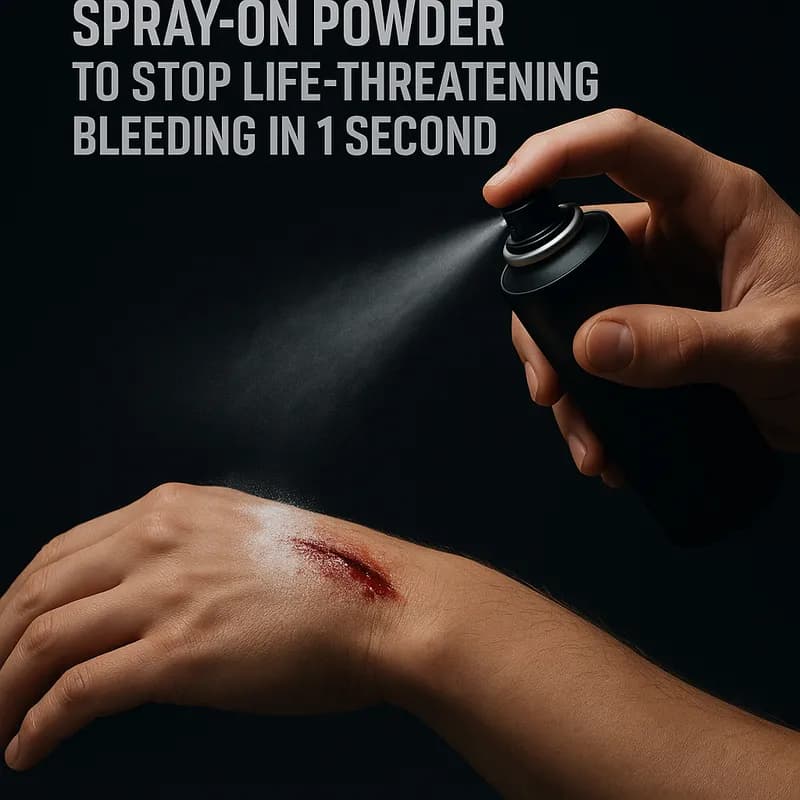 KAIST dezvoltă un spray pulbere revoluționar ce oprește sângerarea gravă în 1 secundă