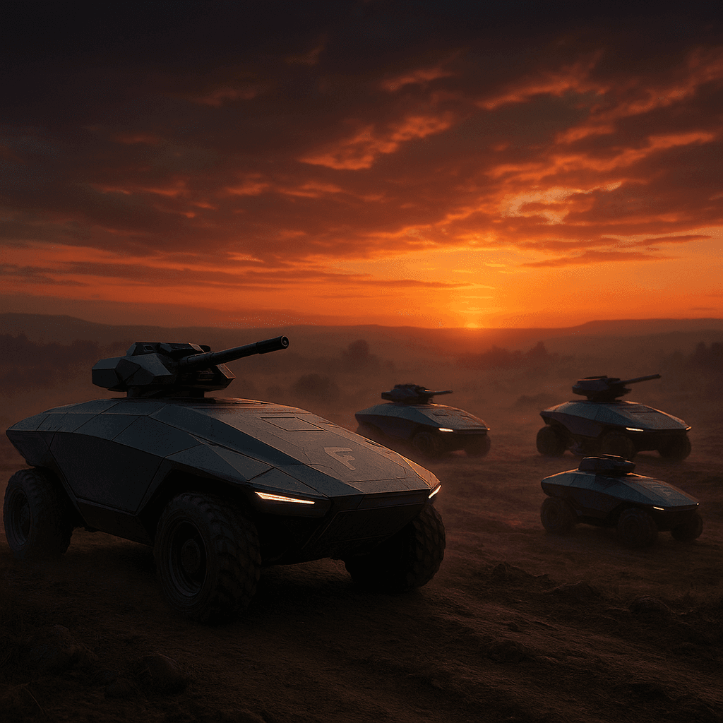 American Autonomous Ground Vehicles Deployed to Ukraine Frontlines