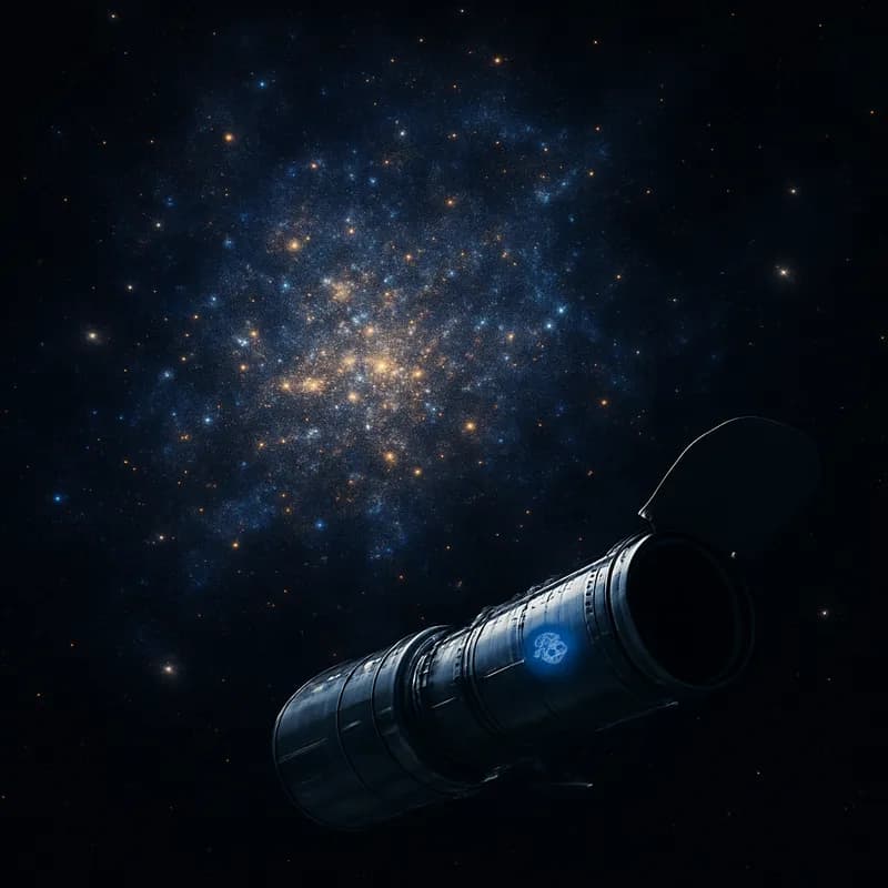 Hubble Captures Galactic 'Sparkler' to Celebrate Major Milestone