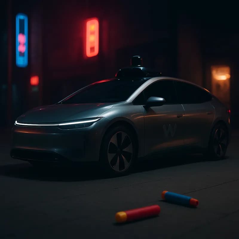 Vehiculul autonom Waymo a alertat poliția după ce pasagerii au tras cu jucării cu proiectile