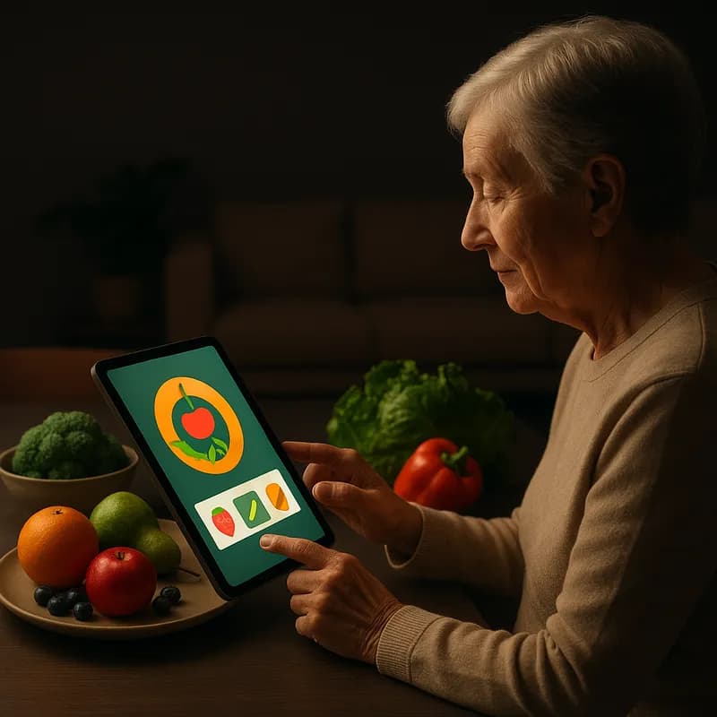 Pacienții geriatrici gestionează cu succes aplicațiile digitale de nutriție datorită designului adaptat vârstei