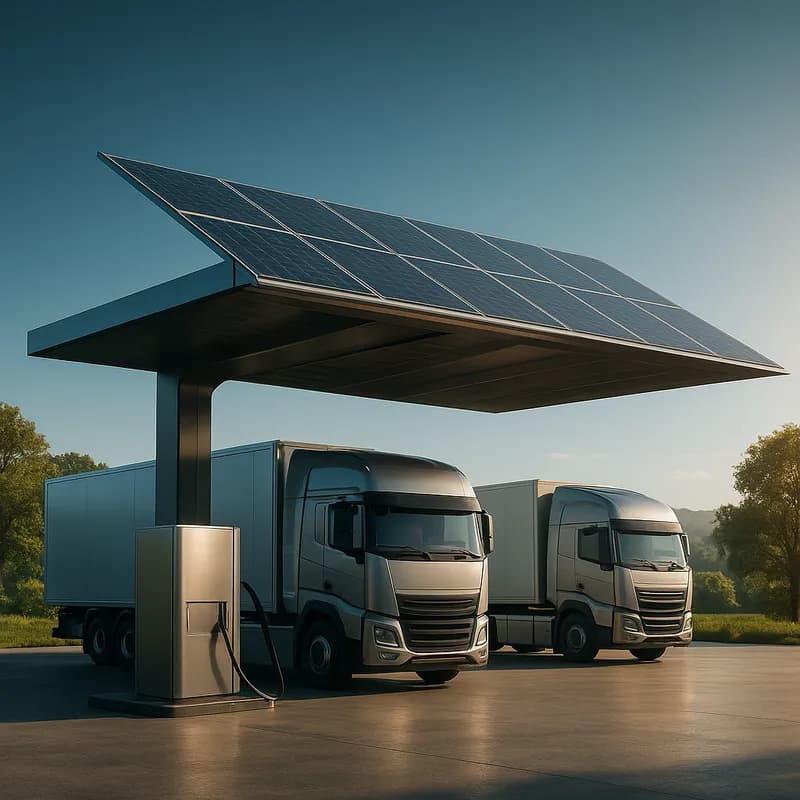 Sinexcel lansează o soluție integrată de încărcare solară cu stocare pentru camioanele electrice europene