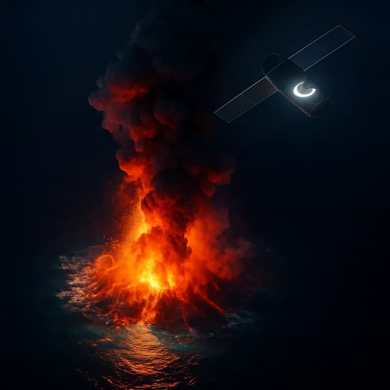 Sateliții NASA monitorizează formarea unei potențiale noi insule în Pacific