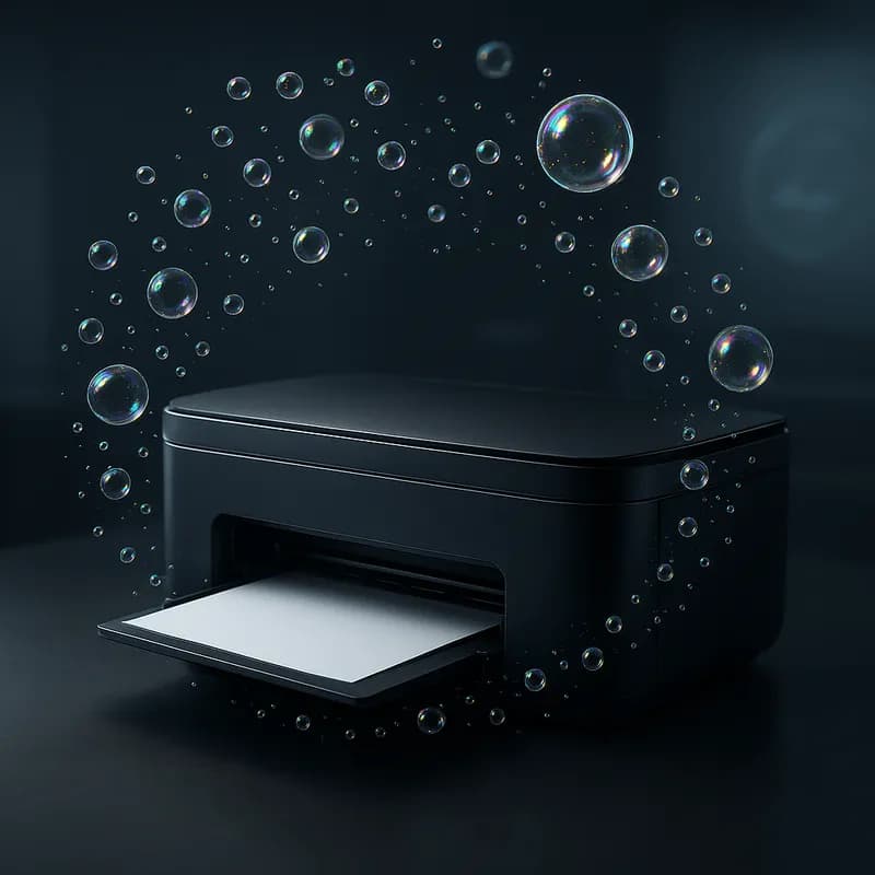 Ultrafine Bubbles Could Revolutionize Precision Inkjet Printing