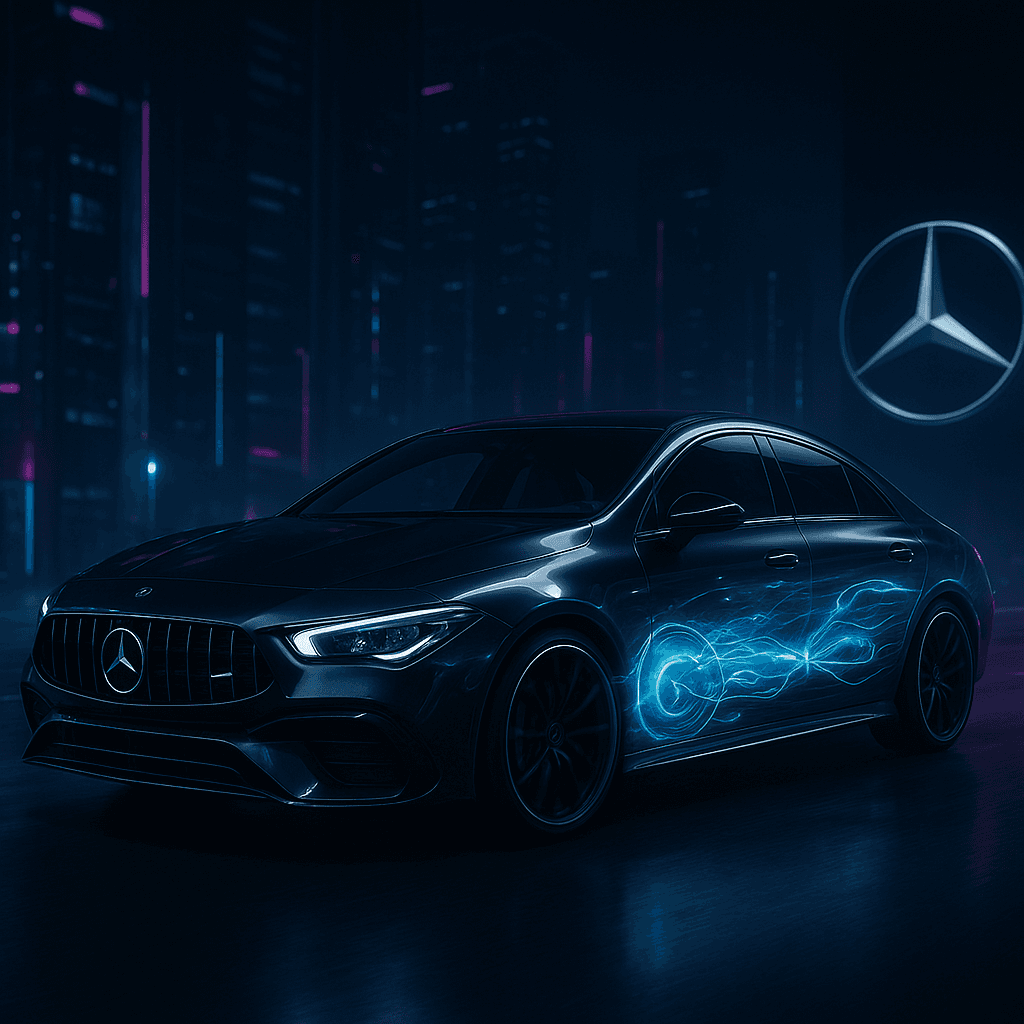 Mercedes-AMG lansează noul CLA 45 electric: Performanță extremă cu trei motoare cu flux axial