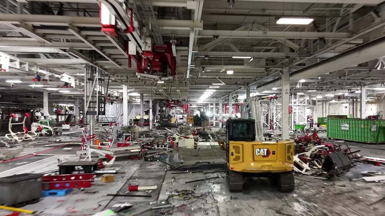Tesla Transforms Model S Factory Space into Optimus Production Hub