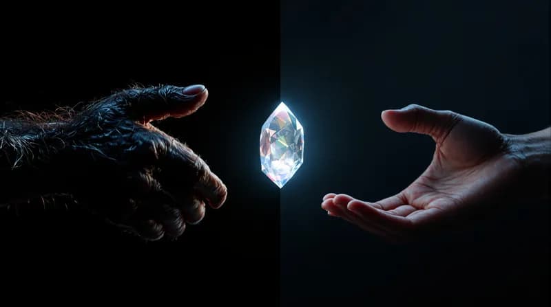Primal Attraction: Why Humans and Chimpanzees Share a Fascination for Crystals