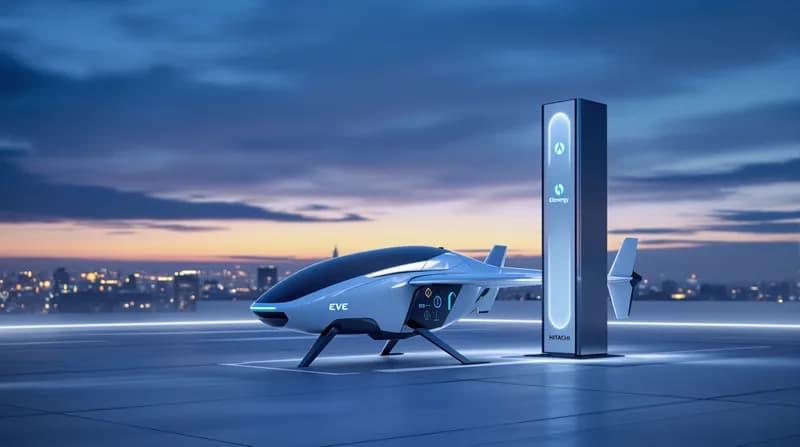 Hitachi Energy and Eve Air Mobility Partner to Scale eVTOL Charging Infrastructure