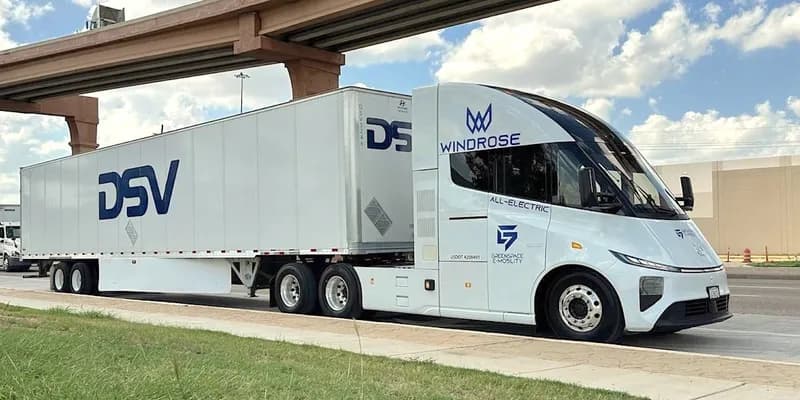 Windrose to Deploy 10 Electric Semi Trucks on Texas Freight Corridor