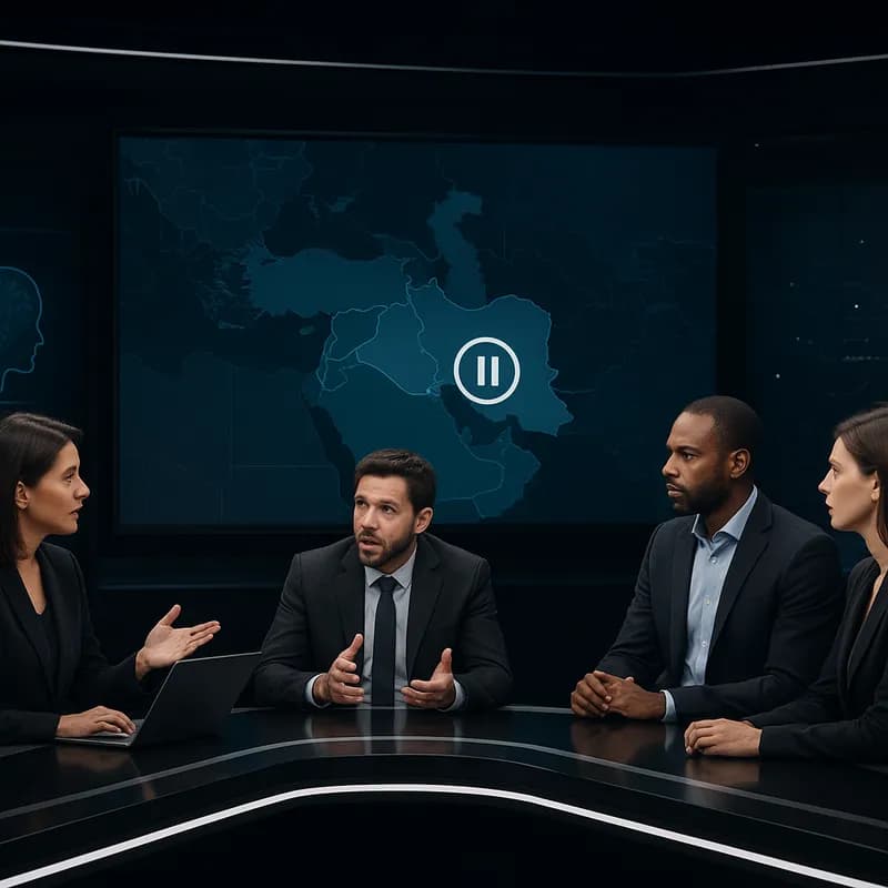 Iran Strikes On Hold, Digital Divide Over AI Discussed on Bloomberg This Weekend
